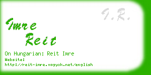 imre reit business card